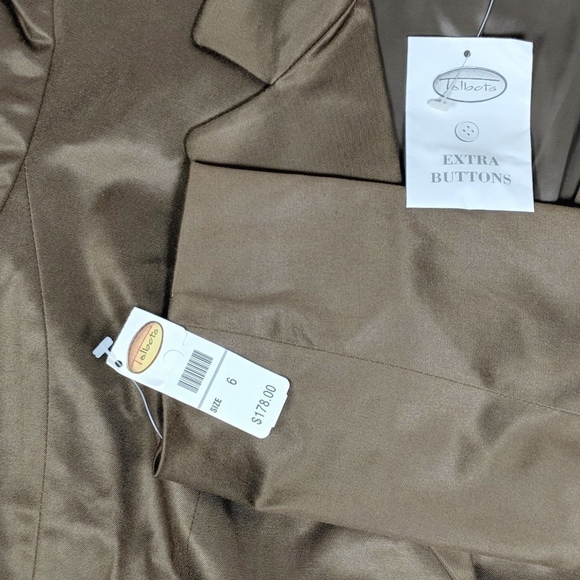 NWT $178 TALBOTS Stretch Silk Blend Blazer Size 6 - Picture 6 of 8